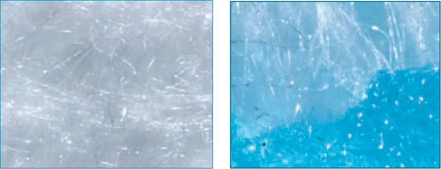 un gros plan de la technologie hydrofibre®